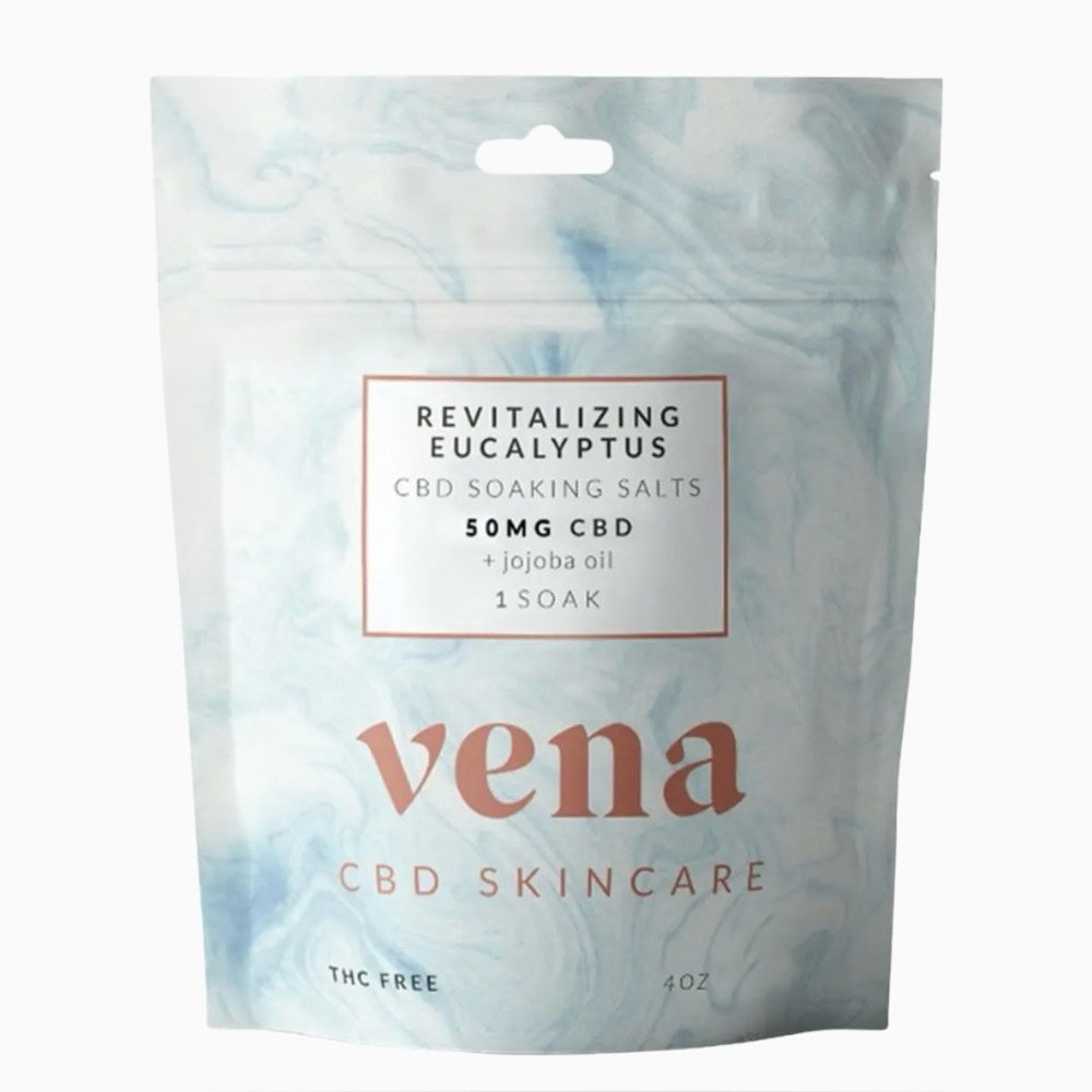 NWT Vena Revitalizing Eucalyptus Soaking Salts 300 mg/4 oz